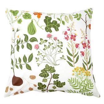 Leksand White 45x45cm Cotton Cushion Cover