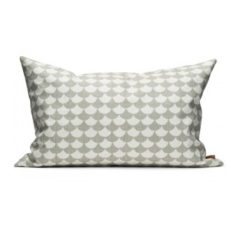 Waves Grey 40x60cm Cotton Cushion Cover