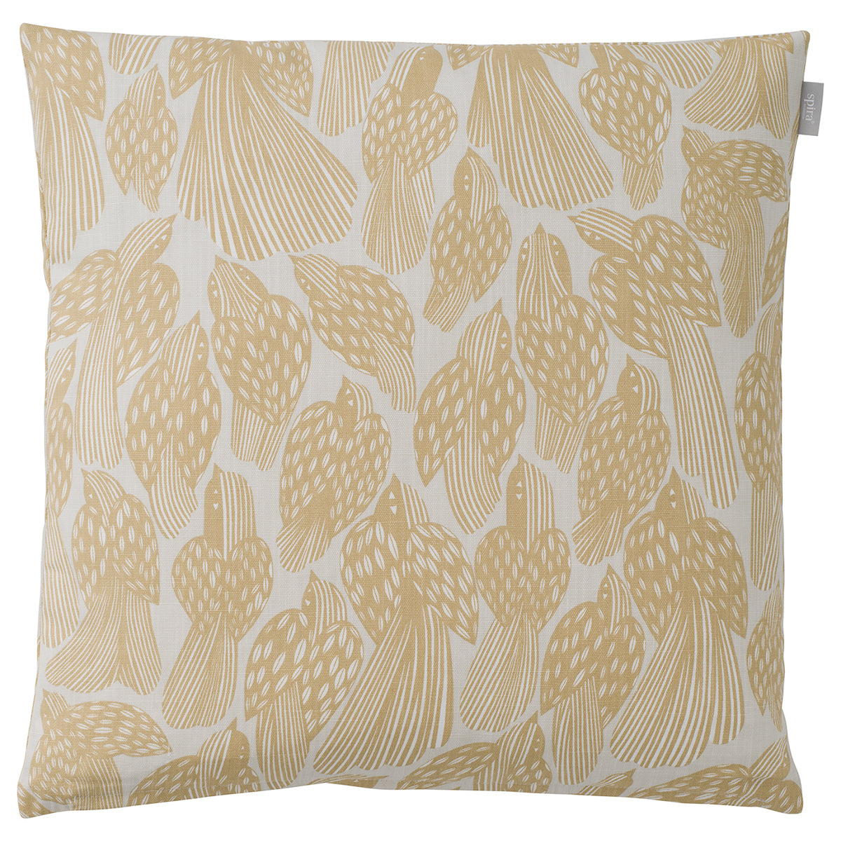 Birds Straw 47x47cm Cotton Cushion Cover
