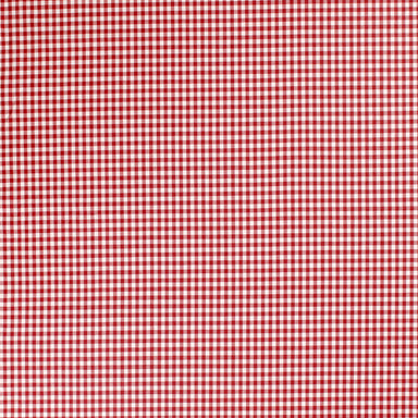 red gingham fabric