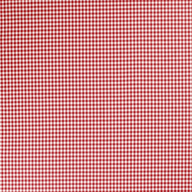 red gingham fabric