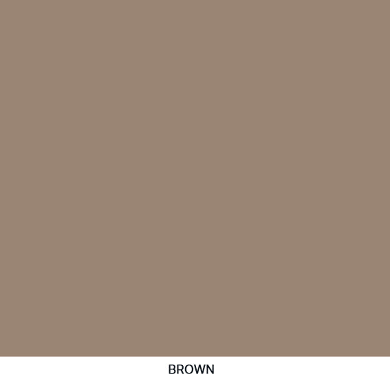 A colour produced by mixing red, yellow, and blue, as of dark wood or rich soil