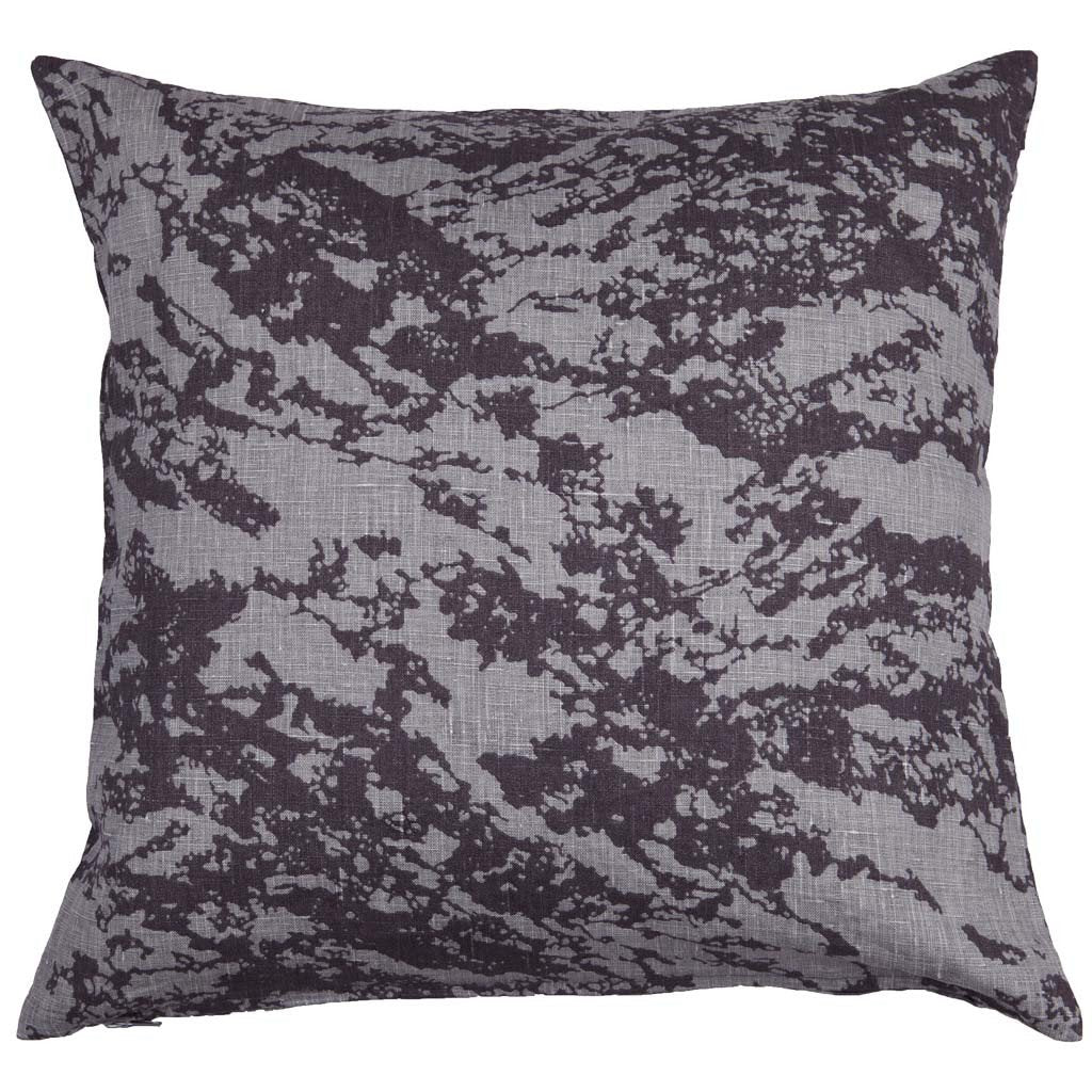 Lava Grey 45x45cm Linen/Cotton Cushion Cover