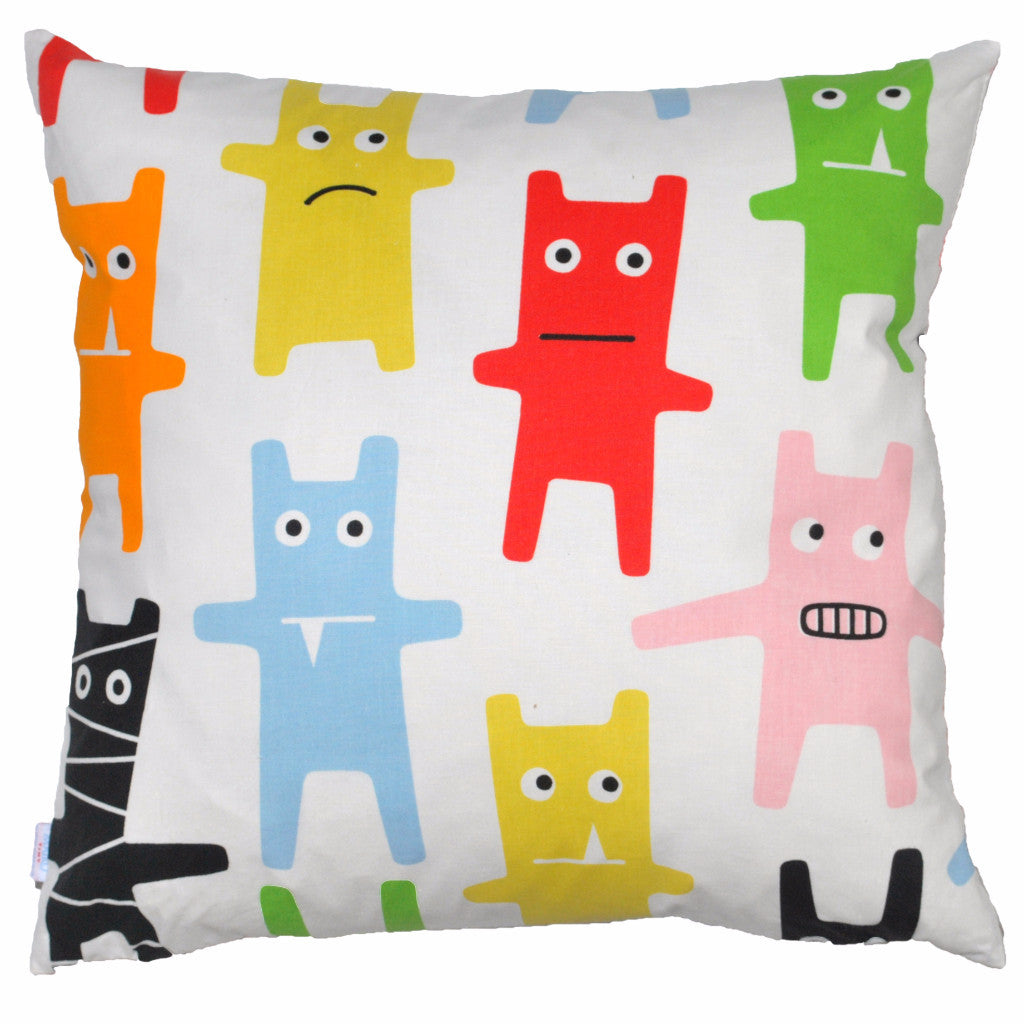 Monster 48x48cm Cotton Cushion Cover