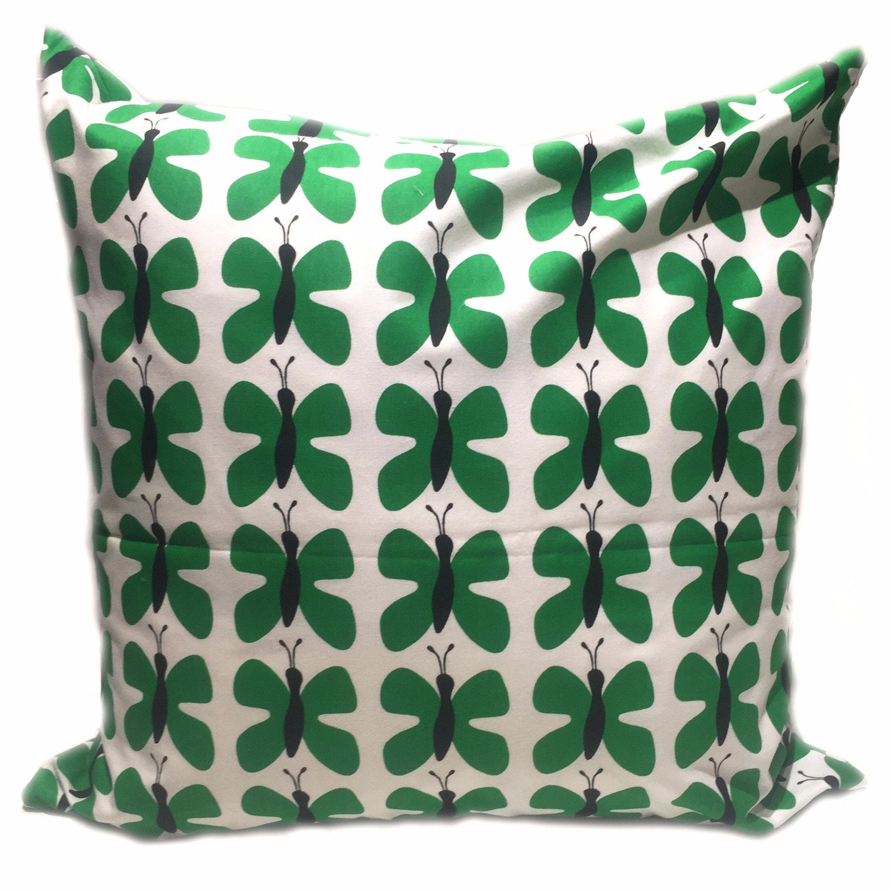 Fjaril Mini Green 50x50cm Cotton Cushion Cover