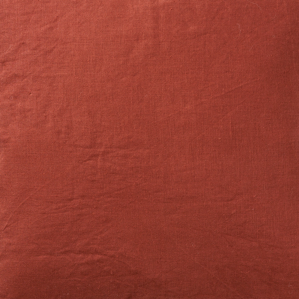 Linn Rust 50x50cm Linen Cushion Cover