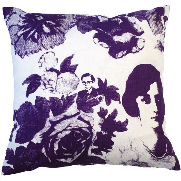 Mademoiselle Lilac 48x48cm Linen/Cotton Cushion Cover
